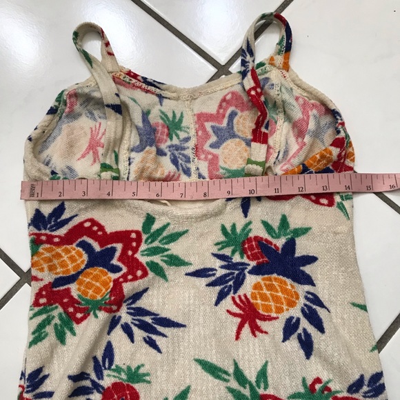 Vtg 40s Jantzen Pin Up Romper one piece Swimsuit - Picture 7 of 11